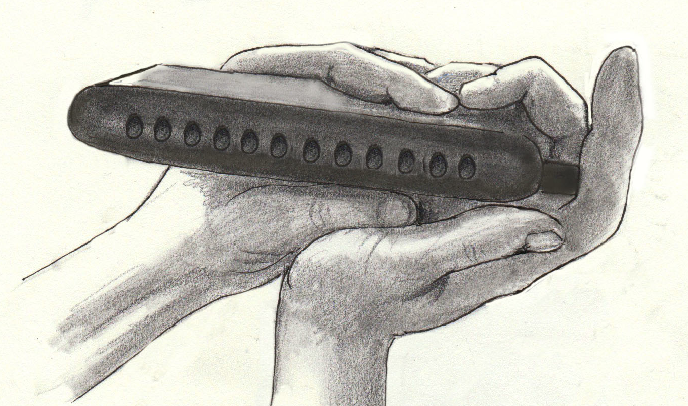 Holding the Diminished Chromatic Harmonica